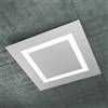 TopLight CARPET PLAFONIERA 60X60 4 LUCI ATTACCO 2G11 GRIGIO