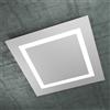 TopLight CARPET PLAFONIERA 70X70 4 LUCI ATTACCO 2G11 GRIGIO