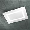 TopLight CARPET RETTANGOLARE GRANDE 4 LUCI ATTACCO 2G11 BIANCO