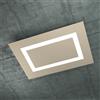 TopLight CARPET RETTANGOLARE GRANDE 4 LUCI ATTACCO 2G11 SABBIA