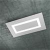 TopLight CARPET RETTANGOLARE MEDIO 4 LUCI ATTACCO 2G11 GRIGIO
