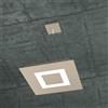 TopLight CARPET SOSPENSIONE 40X40 4 LUCI ATTACCO 2G11 SABBIA