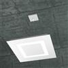 TopLight CARPET SOSPENSIONE 50X50 4 LUCI ATTACCO 2G11 BIANCO