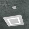TopLight CARPET SOSPENSIONE 50X50 4+1 LUCI ATTACCO 2G11 GRIGIO BIEMISSIONE
