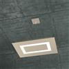 TopLight CARPET SOSPENSIONE RETTANGOLARE PICCOLA 4 LUCI ATTACCO 2G11 SABBIA