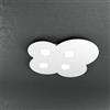 TopLight CLOUD PLAFONIERA 4 LUCI QUADRA BIANCO 1128-PL4-BI