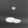 TopLight CLOUD SOSPENSIONE 2 LUCI BIANCO 1128-S2 R-BI
