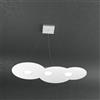 TopLight CLOUD SOSPENSIONE 3 LUCI BIANCO 1128-S3 R-BI