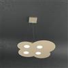TopLight CLOUD SOSPENSIONE 4 LUCI SABBIA 1128-S4-SA