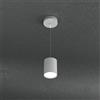 TopLight CLOUD SOSPENSIONE TUBO H.10 1 LUCE GRIGIO 1128-S10-GR
