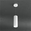 TopLight CLOUD SOSPENSIONE TUBO H.25 1 LUCE BIANCO 1128-S25-BI