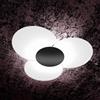 TopLight CLOVER APPLIQUE-PLAFONIERA D.100 CM 6 LUCI NERO 1114-100-NE