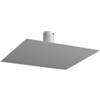 TopLight FLOPPY GRIGIO CON STAFFA DI FISSAGGIO E COPRIBASE 1185-38 ST12-GR