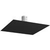 TopLight FLOPPY NERO CON STAFFA DI FISSAGGIO E COPRIBASE 1185-38 ST12-NE