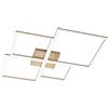 TopLight FOUR SQUARES APPLIQUE-PLAFONIERA 90 CM. GOLD 1162-90-GO