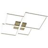TopLight FOUR SQUARES APPLIQUE-PLAFONIERA 90 CM. ORO BRUNITO VERNICIATO 1162-90-OB