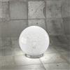 TopLight GLITTER LAMPADA DA TAVOLO D25 CM 1 LUCE ATTACCO E27 IN VETRO EFFETTO BRILLANTE