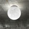 TopLight GLITTER PLAFONIERA D30 CM 1 LUCE ATTACCO E27 IN VETRO EFFETTO BRILLANTE