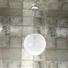 TopLight GLITTER SOSPENSIONE 1 LUCE ATTACCO E27 IN VETRO EFFETTO BRILLANTE D30 CM