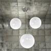 TopLight GLITTER SOSPENSIONE 3 LUCI D.30 CM. 1135-S3-30
