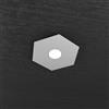 TopLight HEXAGON APPLIQUE-PLAFONIERA 1 LUCE GRIGIO 1142-1L-GR