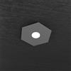 TopLight HEXAGON APPLIQUE-PLAFONIERA 1 LUCE GRIGIO ANTRACITE 1142-1L-GA