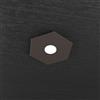 TopLight HEXAGON APPLIQUE-PLAFONIERA 1 LUCE MARRONE 1142-1L-MA