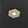 TopLight HEXAGON APPLIQUE-PLAFONIERA 1 LUCE SABBIA 1142-1L-SA