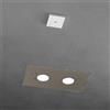 TopLight PATH SOSPENSIONE 2 LUCI TORTORA SCURO 1141-S2 R-TS