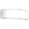 TopLight LINEAR MAD APPLIQUE 40 CM 2 LUCI ATTACCO E27 IN VETRO E METALLO