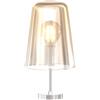 TopLight LUMETTO CROMO 1 LUCE AMBRA 1164CR-PT-AM