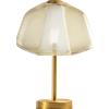 TopLight LUMETTO OTTONE SAT. VETRO ALPHA AMBRA 1176OS-P ALPHA-AM