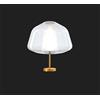 TopLight LUMETTO OTTONE SAT. VETRO ALPHA TRASPARENTE 1176OS-P ALPHA-TR