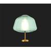 TopLight LUMETTO OTTONE SAT. VETRO ALPHA VERDE 1176OS-P ALPHA-VE