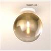 TopLight ECLIPSE PLAFONIERA BIANCO 1 LUCE ATTACCO G9 VETRO ORO