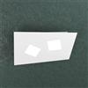 TopLight NOTE APPLIQUE PLAFONIERA 2 LUCI ATTACCO GX53 BIANCO