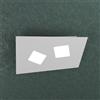 TopLight NOTE APPLIQUE-PLAFONIERA 2 LUCI GRIGIO 1140-2-GR