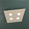 TopLight NOTE APPLIQUE PLAFONIERA 4 LUCI ATTACCO GX53 SABBIA