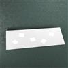 TopLight NOTE APPLIQUE PLAFONIERA 5 LUCI ATTACCO GX53 BIANCO