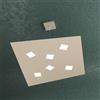 TopLight NOTE SOSPENSIONE 6+2 LUCI ATTACCO GX53 BIEMISSIONE LUCI ATTACCO GX53 SABBIA