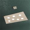 TopLight NOTE SOSPENSIONE 7 LUCI ATTACCO GX53 SABBIA