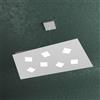 TopLight NOTE SOSPENSIONE 7+4 LUCI ATTACCO GX53 BIEMISSIONE LUCI ATTACCO GX53 GRIGIO