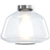 TopLight PLAFONIERA CROMO VETRO ALPHA TRASPARENTE 1176CR-PL1 ALPHA-TR