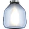 TopLight PLAFONIERA CROMO VETRO BETA BLU 1176CR-PL1 BETA-BL