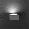 TopLight PLATE APPLIQUE 1 LUCI MONOEMISSIONE GRIGIO ANTRACITE 1129-AP-GA