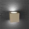 TopLight PLATE APPLIQUE 2 LUCI BIEMISSIONE SABBIA 1129-AG-SA