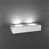 TopLight PLATE APPLIQUE 2 LUCI MONOEMISSIONE BIANCO 1129-A2-BI