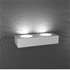 TopLight PLATE APPLIQUE 2 LUCI MONOEMISSIONE GRIGIO 1129-A2-GR