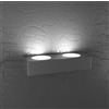 TopLight PLATE APPLIQUE 2 LUCI MONOEMISSIONE GRIGIO ANTRACITE 1129-A2-GA