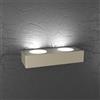 TopLight PLATE APPLIQUE 2 LUCI MONOEMISSIONE SABBIA 1129-A2-SA